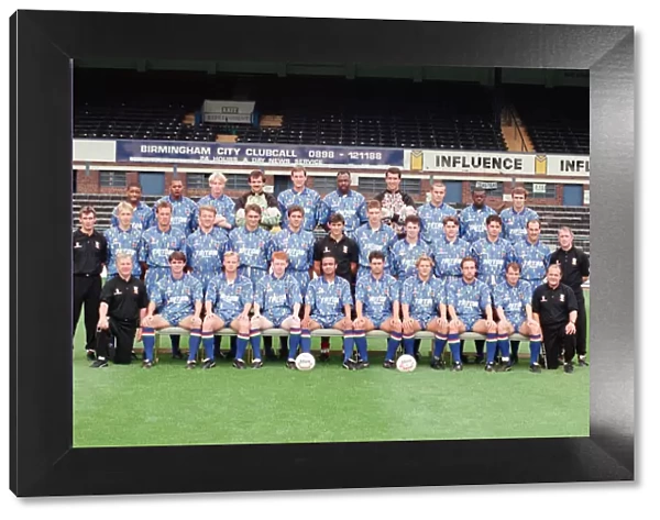 Birmingham City football team photo call. 4th August 1992