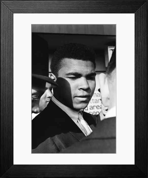 Framed Print : Cassius Clay, in London for fight against Henry Cooper, London, 27th May 1963