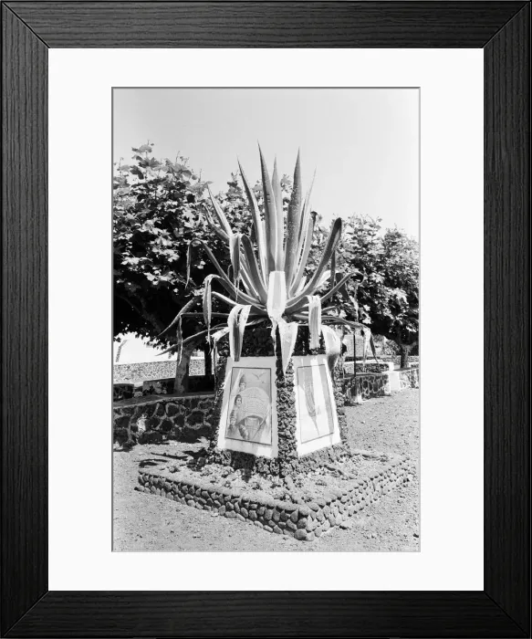 Framed Print : General Views of Terceira Island, in the Azores archipelago, North Atlantic