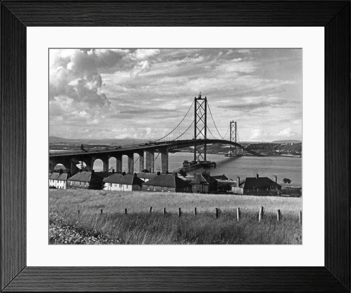 Framed Print : The Forth Road bridge from South Queensferry to North Queensferry Framed Print : The Forth Road bridge from South Queensferry to North Queensferry
