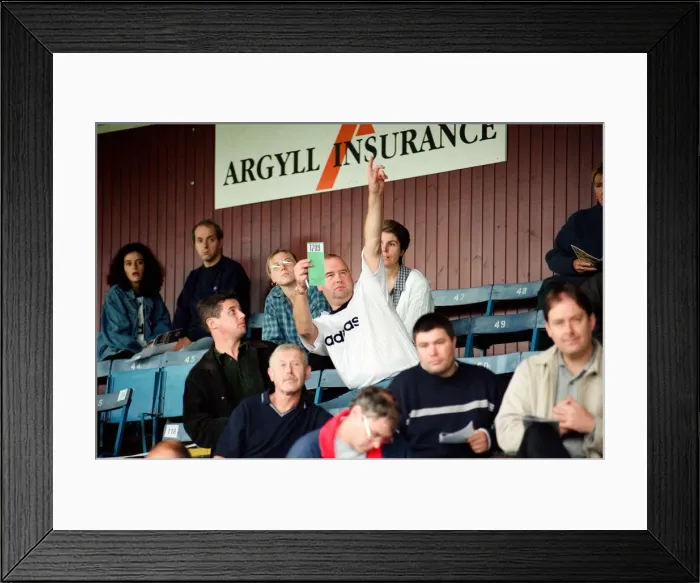 Framed Print : Auction at Elm Park. Reading, 27th September 1998