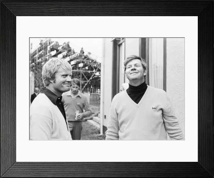 Framed Print : British Open 1973. Troon Golf Club in Troon, Scotland. Pictured Framed Print : British Open 1973. Troon Golf Club in Troon, Scotland. Pictured