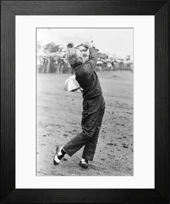 Framed Print : British Open 1973. Troon Golf Club in Troon, Scotland. Pictured