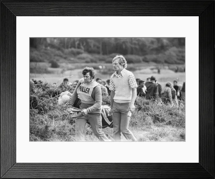 Framed Print : British Open 1973. Troon Golf Club in Troon, Scotland. Pictured