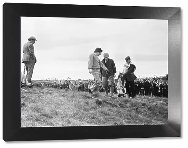 British Open 1973. Troon Golf Club in Troon, Scotland. Pictured, Harry Bannerman