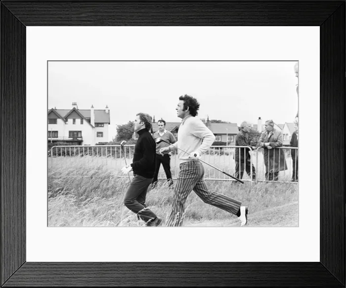 Framed Print : British Open 1973. Troon Golf Club in Troon, Scotland. Pictured