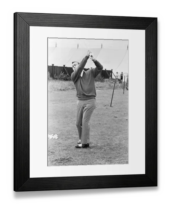 Framed Print : British Open 1973. Troon Golf Club in Troon, Scotland. Pictured