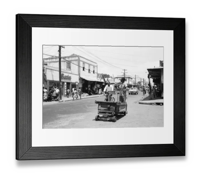 Framed Print : Spanish Town Road, Kingston Jamaica. 19th May 1963 Framed Print : Spanish Town Road, Kingston Jamaica. 19th May 1963