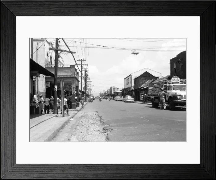 Framed Print : Spanish Town Road, Kingston Jamaica. 19th May 1963 Framed Print : Spanish Town Road, Kingston Jamaica. 19th May 1963