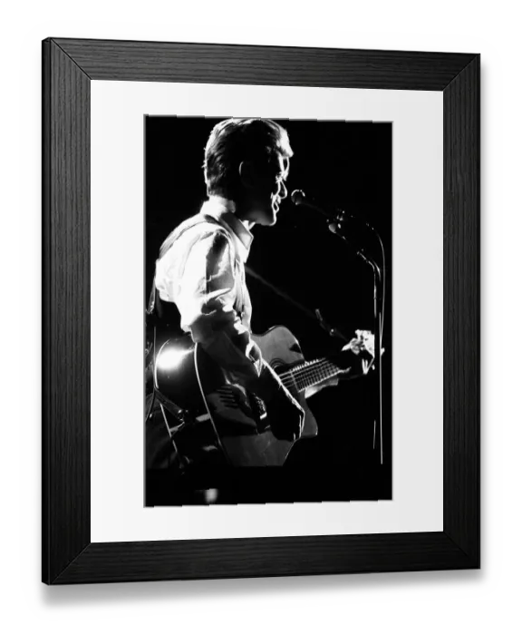Framed Print : David Bowie on stage at the Birmingham NEC during the first leg of his Sound Framed Print : David Bowie on stage at the Birmingham NEC during the first leg of his Sound
