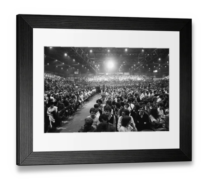 Framed Print : David Bowie performing at the NEC, Birmingham. Serious Moonlight Tour. 5th June 1983 Framed Print : David Bowie performing at the NEC, Birmingham. Serious Moonlight Tour. 5th June 1983