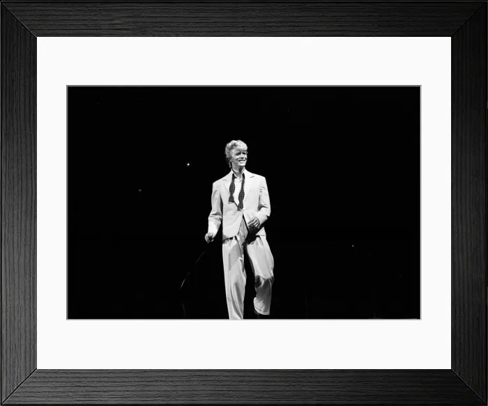 Framed Print : David Bowie performing at the NEC, Birmingham. Serious Moonlight Tour. 5th June 1983 Framed Print : David Bowie performing at the NEC, Birmingham. Serious Moonlight Tour. 5th June 1983