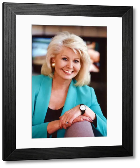 Framed Print : Television presenter Cathy Secker. Circa 1996 Framed Print : Television presenter Cathy Secker. Circa 1996