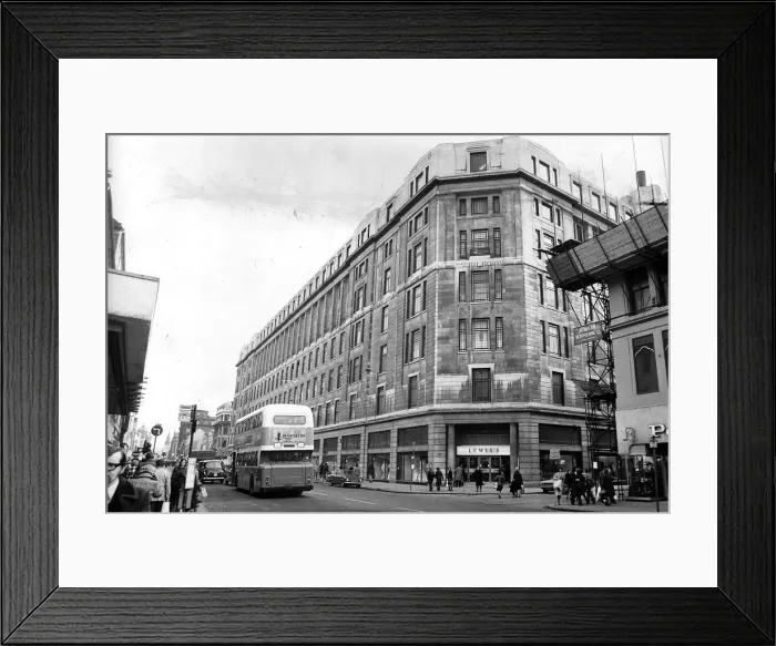 Framed Print : Argyle Street Glasgow Lewiss department store Circa 1973 Framed Print : Argyle Street Glasgow Lewiss department store Circa 1973