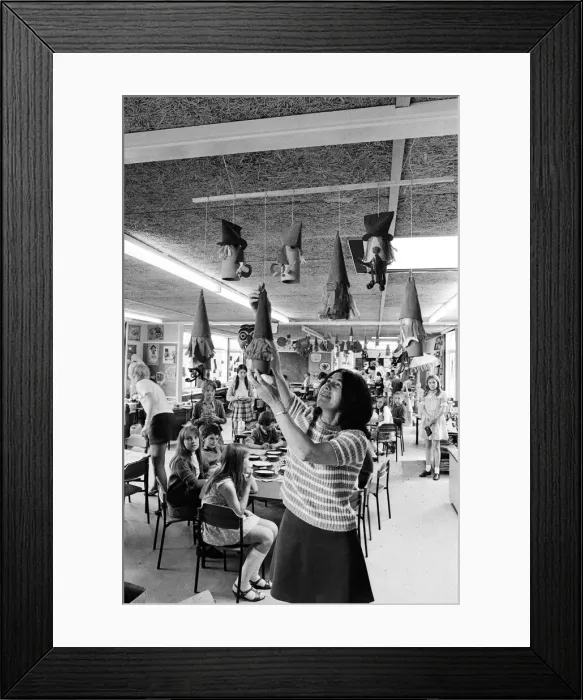 Framed Print : Norton Glebe Primary School. 1972 Framed Print : Norton Glebe Primary School. 1972