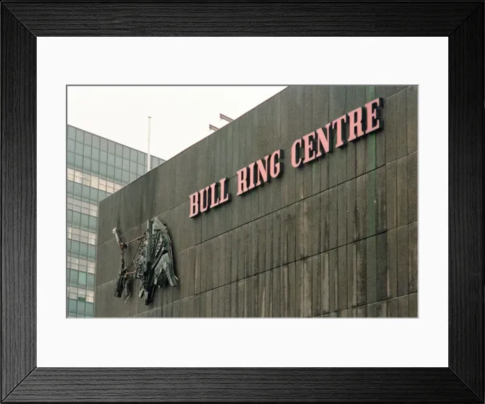 Framed Print : General view of the Bull Ring shopping centre in Birmingham Framed Print : General view of the Bull Ring shopping centre in Birmingham