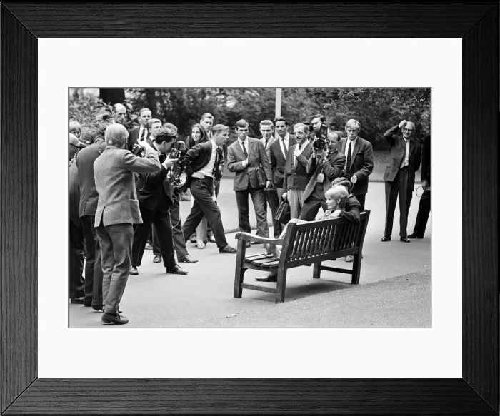 Framed Print : Petula Clark with her husband Claude Wolff. 6th June 1966 Framed Print : Petula Clark with her husband Claude Wolff. 6th June 1966