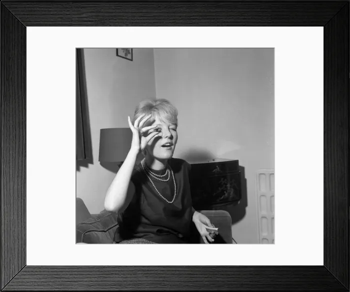 Framed Print : Petula Clark announces her engagement. 8th June 1961 Framed Print : Petula Clark announces her engagement. 8th June 1961
