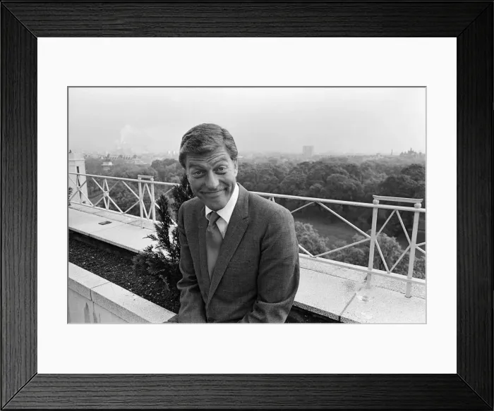 Framed Print : Dick Van Dyke on the roof of The Dorchester Hotel. 30th May 1967 Framed Print : Dick Van Dyke on the roof of The Dorchester Hotel. 30th May 1967