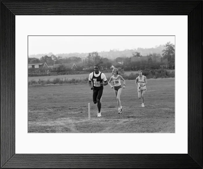 Framed Print : Frank Bruno at Sindlesham School. 4th November 1990 Framed Print : Frank Bruno at Sindlesham School. 4th November 1990