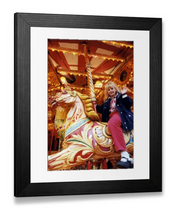 Framed Print : Cardiffs Big Weekend street festival kicks off with a bang as thousands of people
