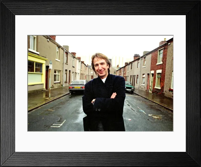 Framed Print : Alan Rickman, Actor, pictured on the streets of Barrow In Furness where he is due to play Framed Print : Alan Rickman, Actor, pictured on the streets of Barrow In Furness where he is due to play