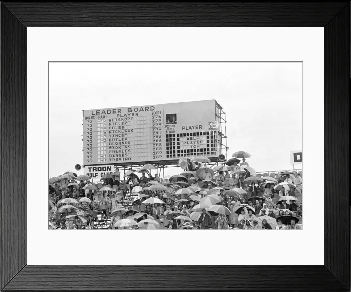 Framed Print : British Open 1973. Troon Golf Club in Troon, Scotland, held 11th - 14th July 1973 Framed Print : British Open 1973. Troon Golf Club in Troon, Scotland, held 11th - 14th July 1973
