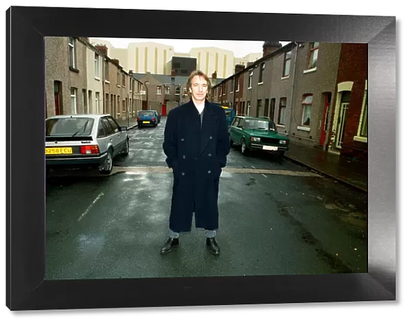 Alan Rickman, Actor, pictured on the streets of Barrow In Furness where he is due to play