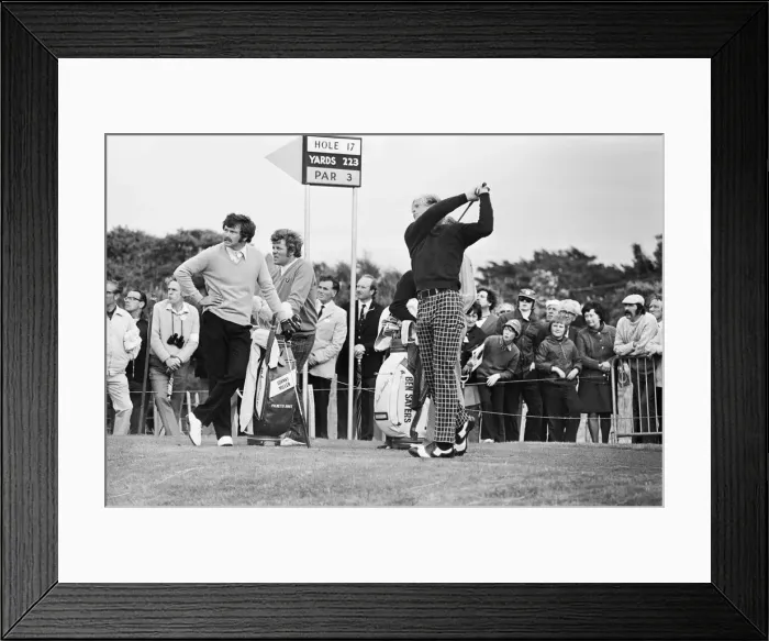 Framed Print : British Open 1973. Troon Golf Club in Troon, Scotland. Pictured