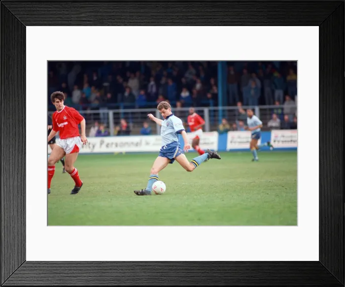 Framed Print : Reading v Bury, final score 1-0 to Reading. League Division Three. Elm Park Framed Print : Reading v Bury, final score 1-0 to Reading. League Division Three. Elm Park