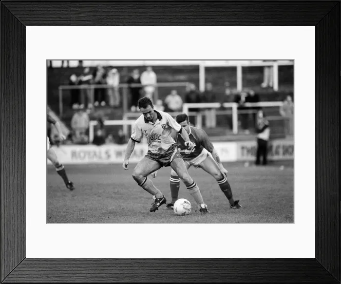 Framed Print : Reading v Bury, final score 1-0 to Reading. League Division Three. Elm Park Framed Print : Reading v Bury, final score 1-0 to Reading. League Division Three. Elm Park