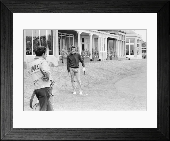 Framed Print : British Open 1973. Troon Golf Club in Troon, Scotland. Pictured, Peter Wilcock Framed Print : British Open 1973. Troon Golf Club in Troon, Scotland. Pictured, Peter Wilcock