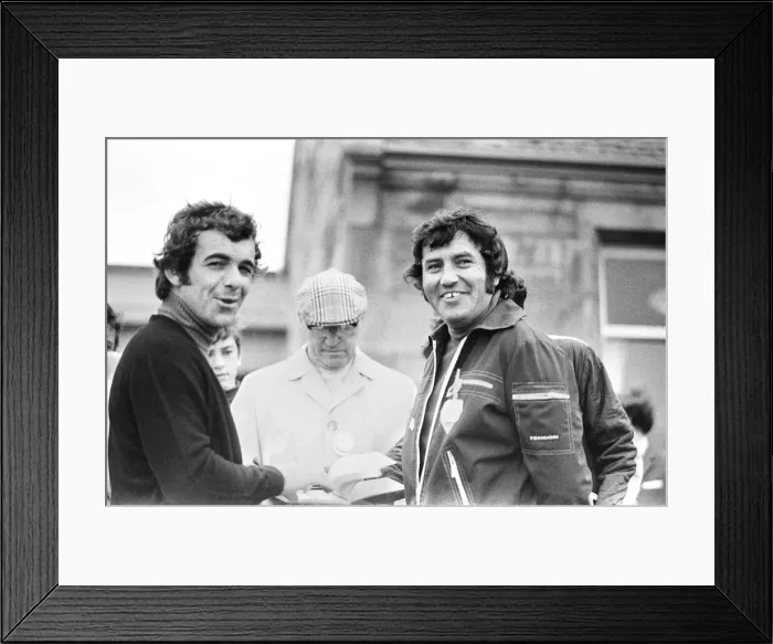 Framed Print : British Open 1973. Troon Golf Club in Troon, Scotland. Pictured Framed Print : British Open 1973. Troon Golf Club in Troon, Scotland. Pictured