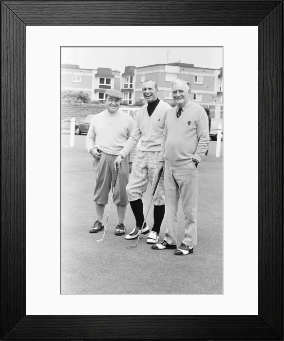 Framed Print : British Open 1973. Troon Golf Club in Troon, Scotland. Pictured Framed Print : British Open 1973. Troon Golf Club in Troon, Scotland. Pictured