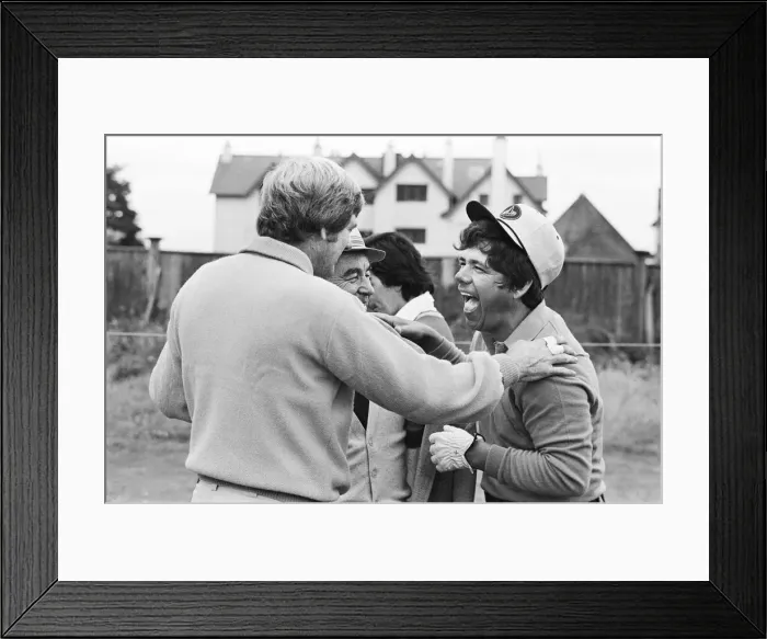 Framed Print : British Open 1973. Troon Golf Club in Troon, Scotland. Pictured