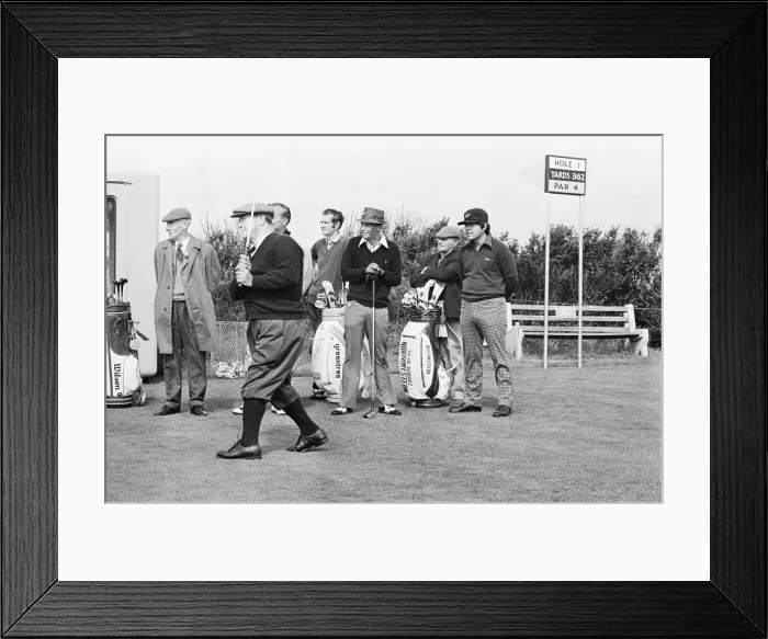 Framed Print : British Open 1973. Troon Golf Club in Troon, Scotland, held 11th - 14th July 1973