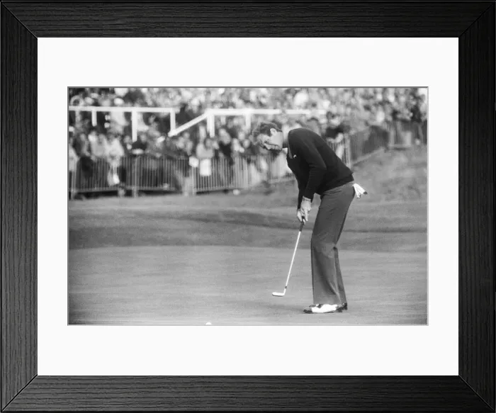 Framed Print : British Open 1973. Troon Golf Club in Troon, Scotland. Pictured Framed Print : British Open 1973. Troon Golf Club in Troon, Scotland. Pictured
