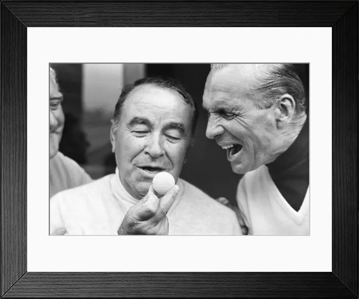 Framed Print : British Open 1973. Troon Golf Club in Troon, Scotland. Pictured, Gene Sarazen Framed Print : British Open 1973. Troon Golf Club in Troon, Scotland. Pictured, Gene Sarazen