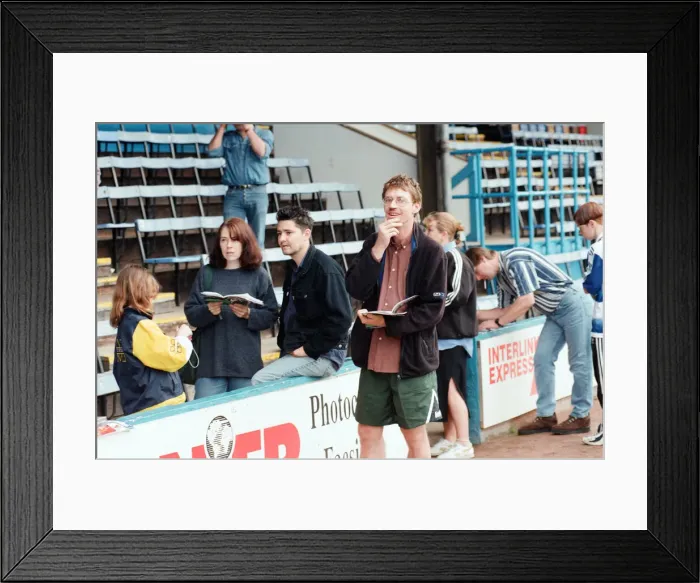 Framed Print : Auction at Elm Park. Reading, 27th September 1998 Framed Print : Auction at Elm Park. Reading, 27th September 1998