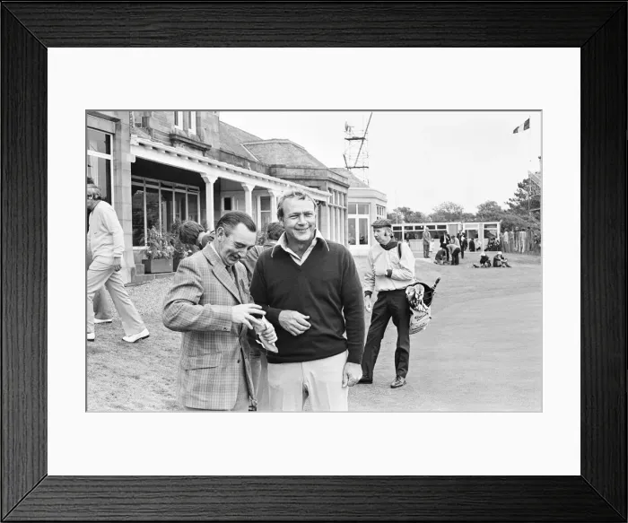 Framed Print : British Open 1973. Troon Golf Club in Troon, Scotland. Pictured