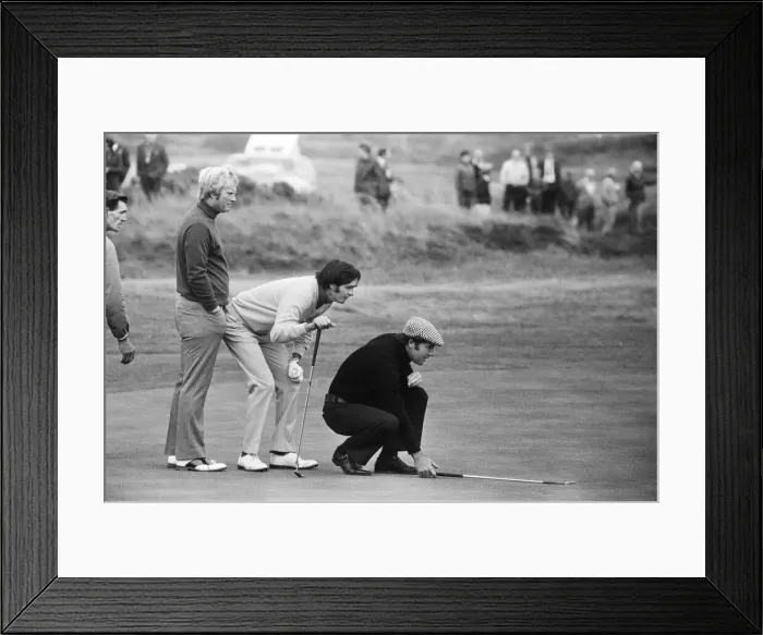 Framed Print : British Open 1973. Troon Golf Club in Troon, Scotland. Pictured Framed Print : British Open 1973. Troon Golf Club in Troon, Scotland. Pictured