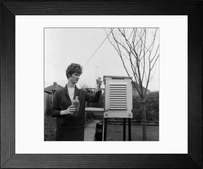 Framed Print : Weather story, Marton, Middlesbrough. 1971 Framed Print : Weather story, Marton, Middlesbrough. 1971