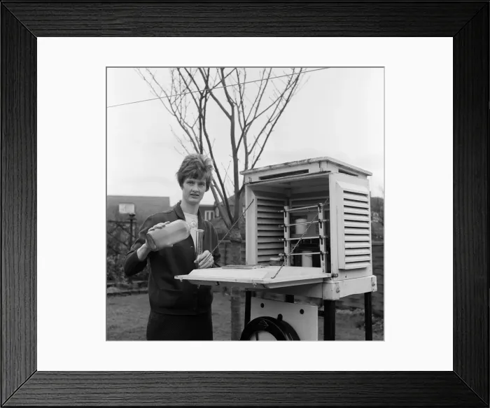Framed Print : Weather story, Marton, Middlesbrough. 1971 Framed Print : Weather story, Marton, Middlesbrough. 1971