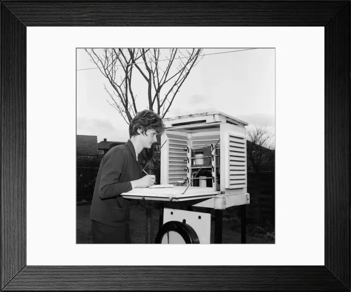 Framed Print : Weather story, Marton, Middlesbrough. 1971 Framed Print : Weather story, Marton, Middlesbrough. 1971