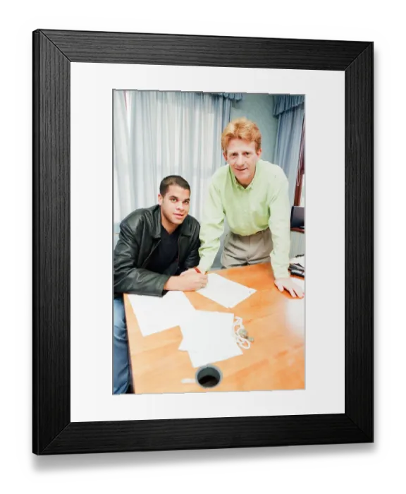 Framed Print : Marcus Hall, Coventry City Football Player, signs a five year contract Framed Print : Marcus Hall, Coventry City Football Player, signs a five year contract