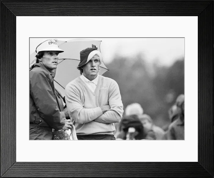 Framed Print : British Open 1987. Muirfield Golf Links, Gullane, Scotland Framed Print : British Open 1987. Muirfield Golf Links, Gullane, Scotland