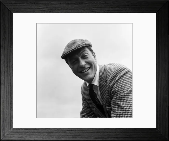 Framed Print : Dick Van Dyke, American actor  /  comedian arrived on the liner Bremen