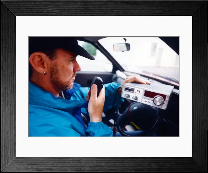 Framed Print : CB Radio breakers who have traditionally called on channel 19. 28th August 1995