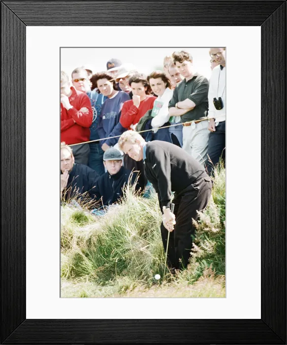 Framed Print : British Open 1997. Royal Troon Golf Club in Troon, Scotland, held 17th - 20th July 1997