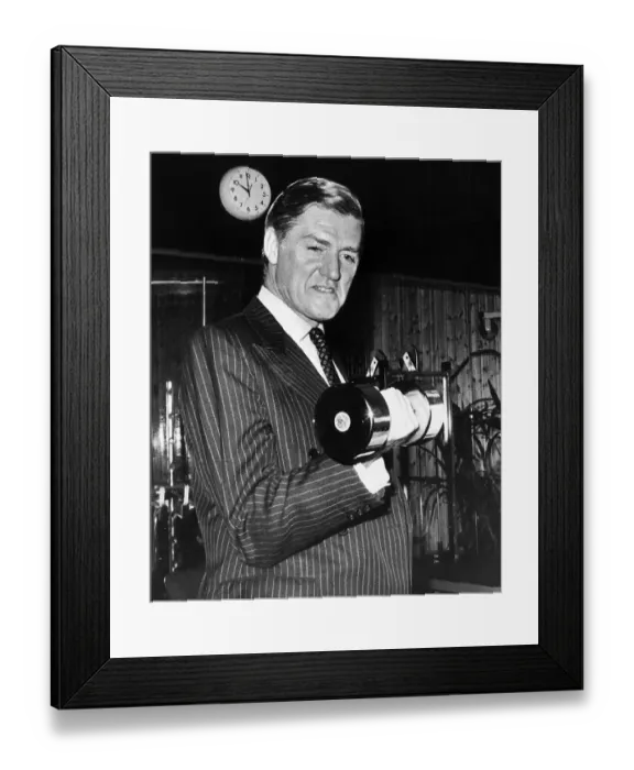 Framed Print : Cecil Parkinson Conservative MP shortly after news that his former mistress Sarah Keays